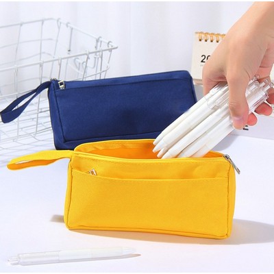 Oxford Double-layer Pencil Case