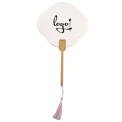 Blank Painted Lacquer Fan