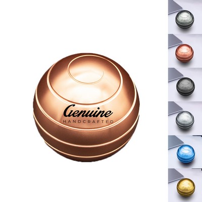 Aluminum Full Body Optical Illusion Spinner Ball