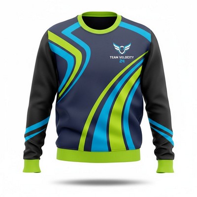 Unisex Fleece Lined Crew Sweatshirt Sublimated