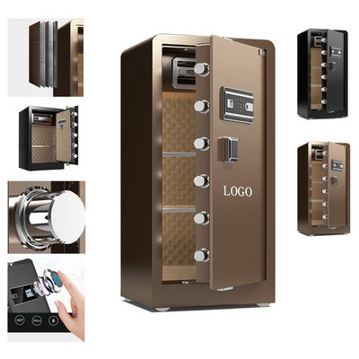 Fingerprint Password Safe Deposit Box for Office/Home