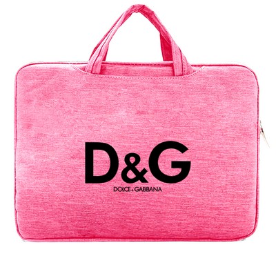 15.6" Compact Nylon Laptop Bag with Handle and Custom Print