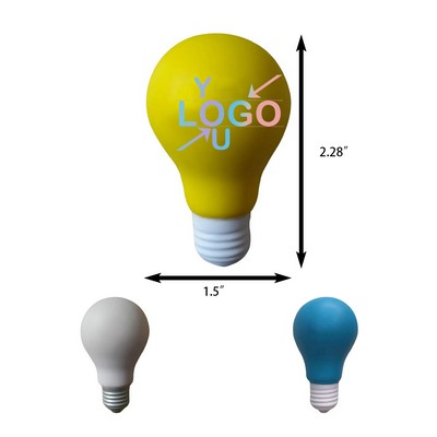 Light Bulb Stress Relief Key Chain