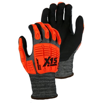 Majestic 35-5465 X15 Cut & Impact Resistant w/ Premium Foam Nitrile Coating