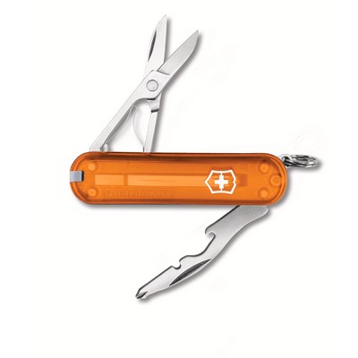 Jetsetter 7 Function Swiss Army Knife - Fire Opal (Orange Translucent)