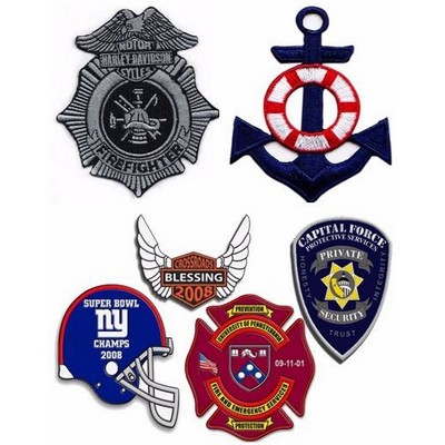 4'' Embroidered Patch Marks Badge