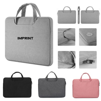 Laptop Bag Briefcases With Plush Lining