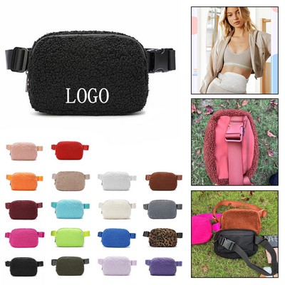 Lambskin Style Sports Waist Bag