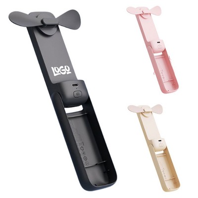 Mini Foldable ABS Cooling Fan – Ultra-Quiet & Portable