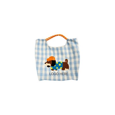 Japanese Style Cartoon Dog Tote Bag