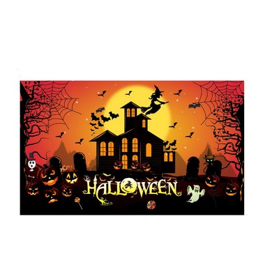 Spooky Halloween Haunted House Banner