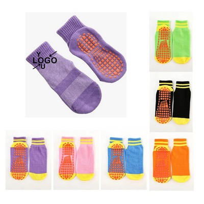 Cotton Unisex Non-Slip Yoga and Hospital Socks