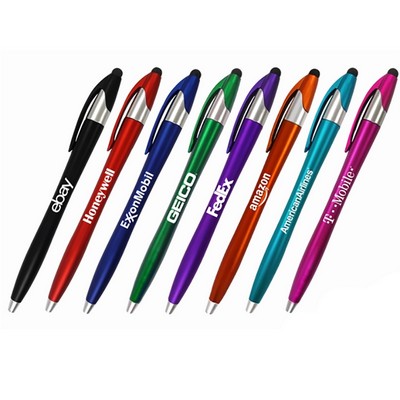 2-in-1 Office Pen With Stylus Tips