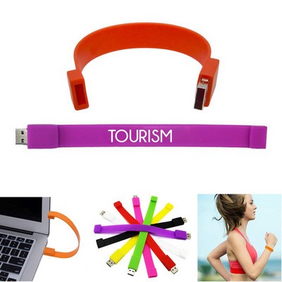 Silicone USB Drive Bracelet