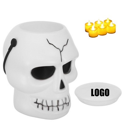Handheld Skull Candy Bucket