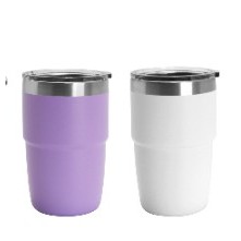 Cafe Jug Stainless Steel Cup w/ Magnetic Sliding Lid, 8 oz