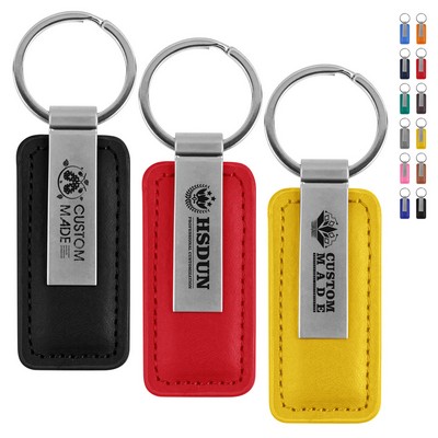 PU Leather Metal Key Chain