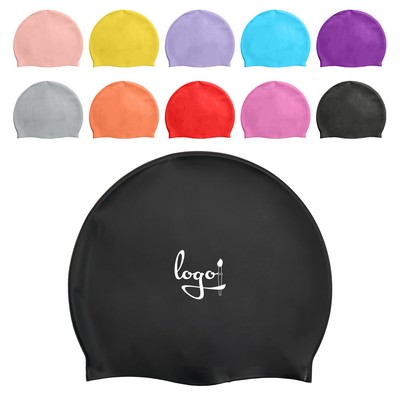 Comfortable Silicone Swim Cap