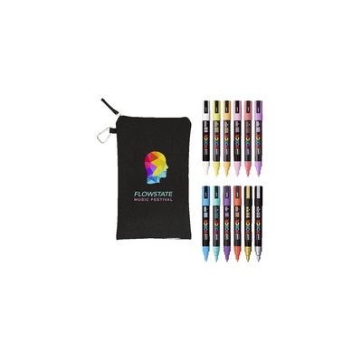 POSCA 12 Piece Soft Marker Set with Bag