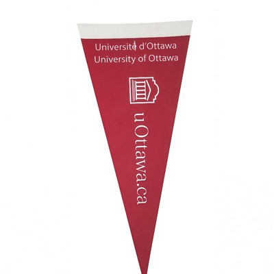 Felt Triangular Flags Silk Screened Club Advertising Wall Hanging Banners for Displays