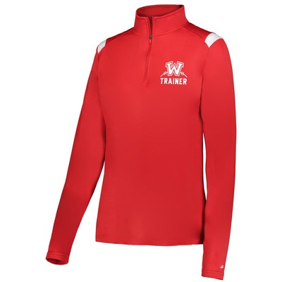 Badger Sport Ladies On The Rise 1/4 Zip Pullover Sweater