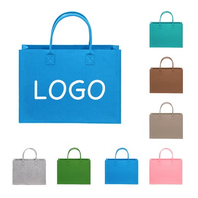 Portable Felt Tote Bag