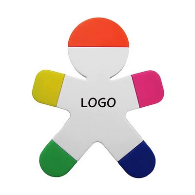 5-Color Character-Shaped Highlighter