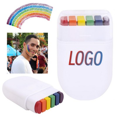 Rainbow Pride Face Paint Set