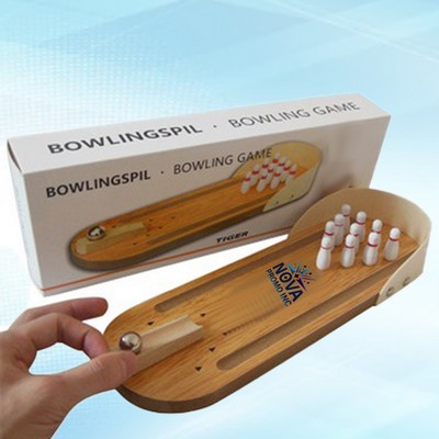 Miniature Tabletop Bowling Play Set for Fun