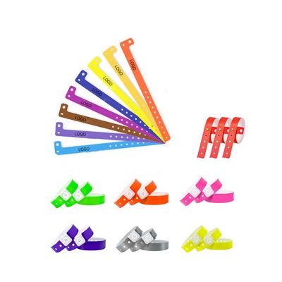 Custom Water Resistant PVC Disposable Identification Wristband