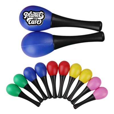 Plastic Colored Sand Hammer Toy