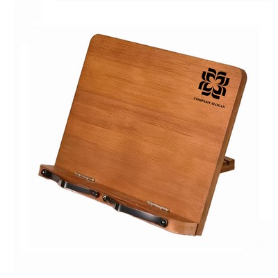 Adjustable Cookbook Holder with Page Clips