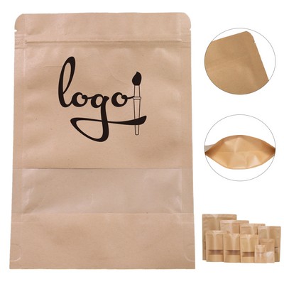 Kraft Pouch With Window