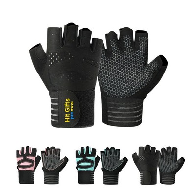 Fitness Half Finger Gloves Set
