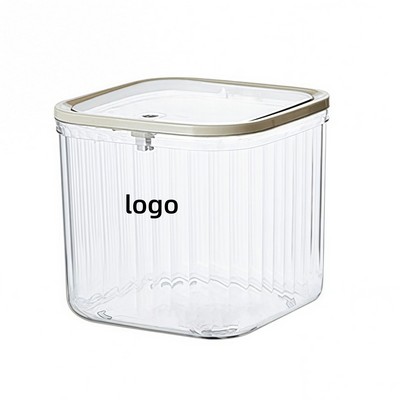 Compact Transparent Desktop Trash Bin with Press Lid for Home and Office Use