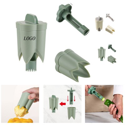 Easy Grip Fruit And Vegetable Corer For Kitchen