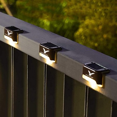 Solar Outdoor Deck Step Lights Waterproof LED