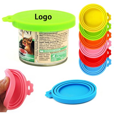 Universal Size Pet Food Silicone Can Cover Lids