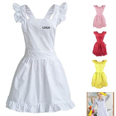 Ruffled Vintage Maid Apron