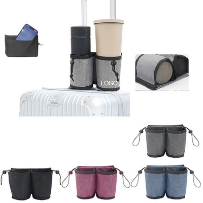 Luggage Cup Holder Travel Suitcase Drink Caddy