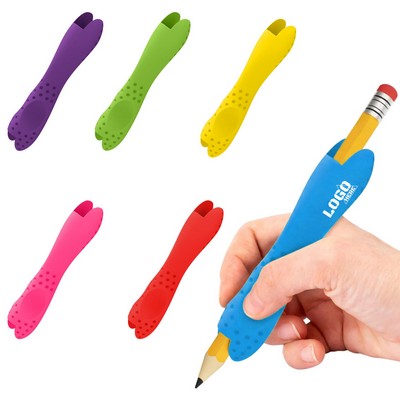 Dual-Head Silicone Pencil Grip