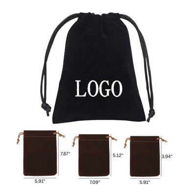 Luxurious Velvet Drawstring Storage Pouches
