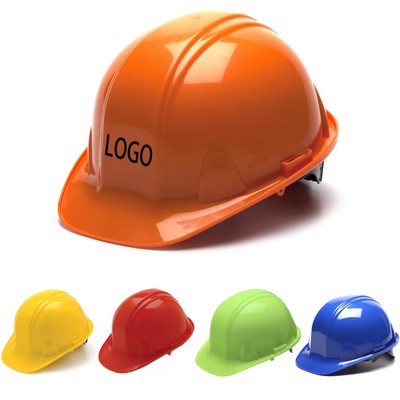 Plastic safety helmet