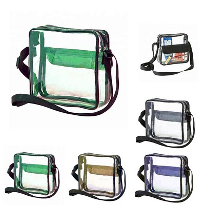 Fashionable Transparent PVC Crossbody Bag