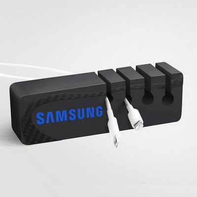 Carbon Fiber Textured Cord Organizer