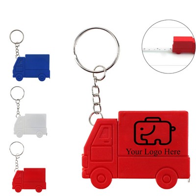 Car Shape Keychain Tape Measure