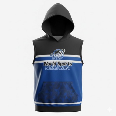 Men's Hoodie Sleeveless