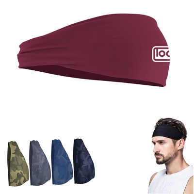 Yoga Elastic Wide Headband