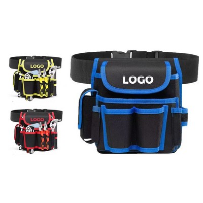 8-Pockets Detachable & Adjustable Tool Belt