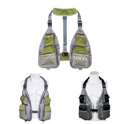 Angler's Utility Vest with Multiple Pockets